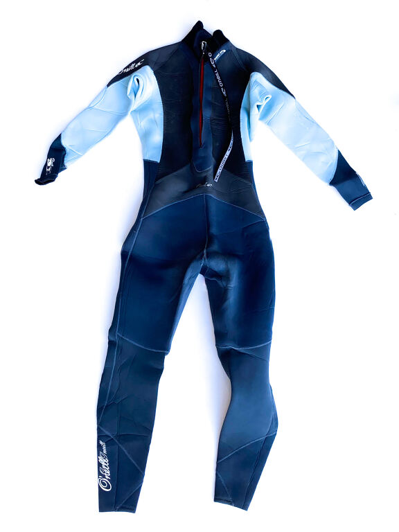 Brisbane Tool Library Wetsuit ONEILL Charcoal grey pale blue. (232)